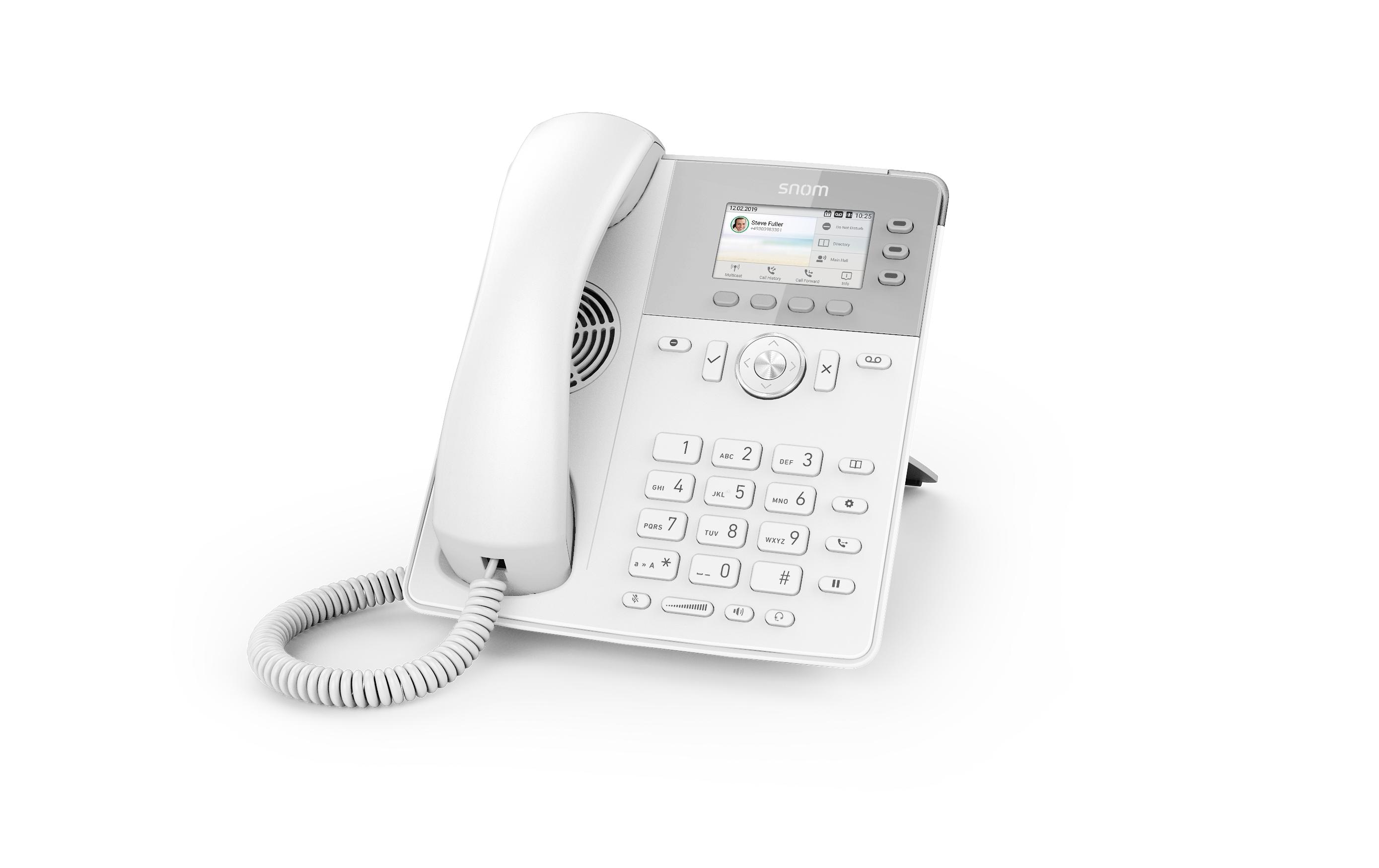 snom Tischtelefon D717 Weiss