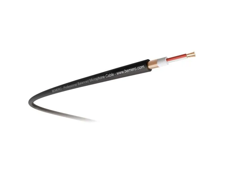 Bemero Mikrofon- & Linekabel 100 m symmetrisch Schwarz auf Rolle Bemero Mikrofon- & Linekabel 100 m symmetrisch Schwarz auf Rolle