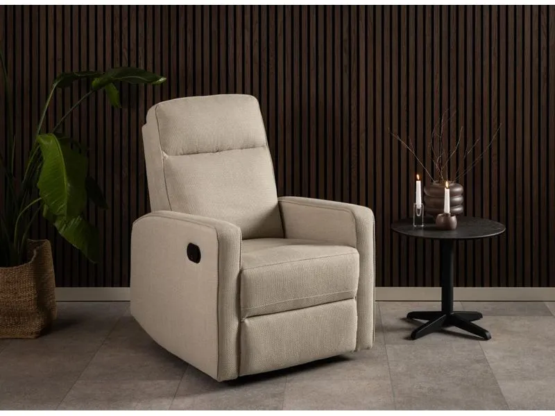 AC Design Sessel Asila Beige, 72 x 91 x 103 cm