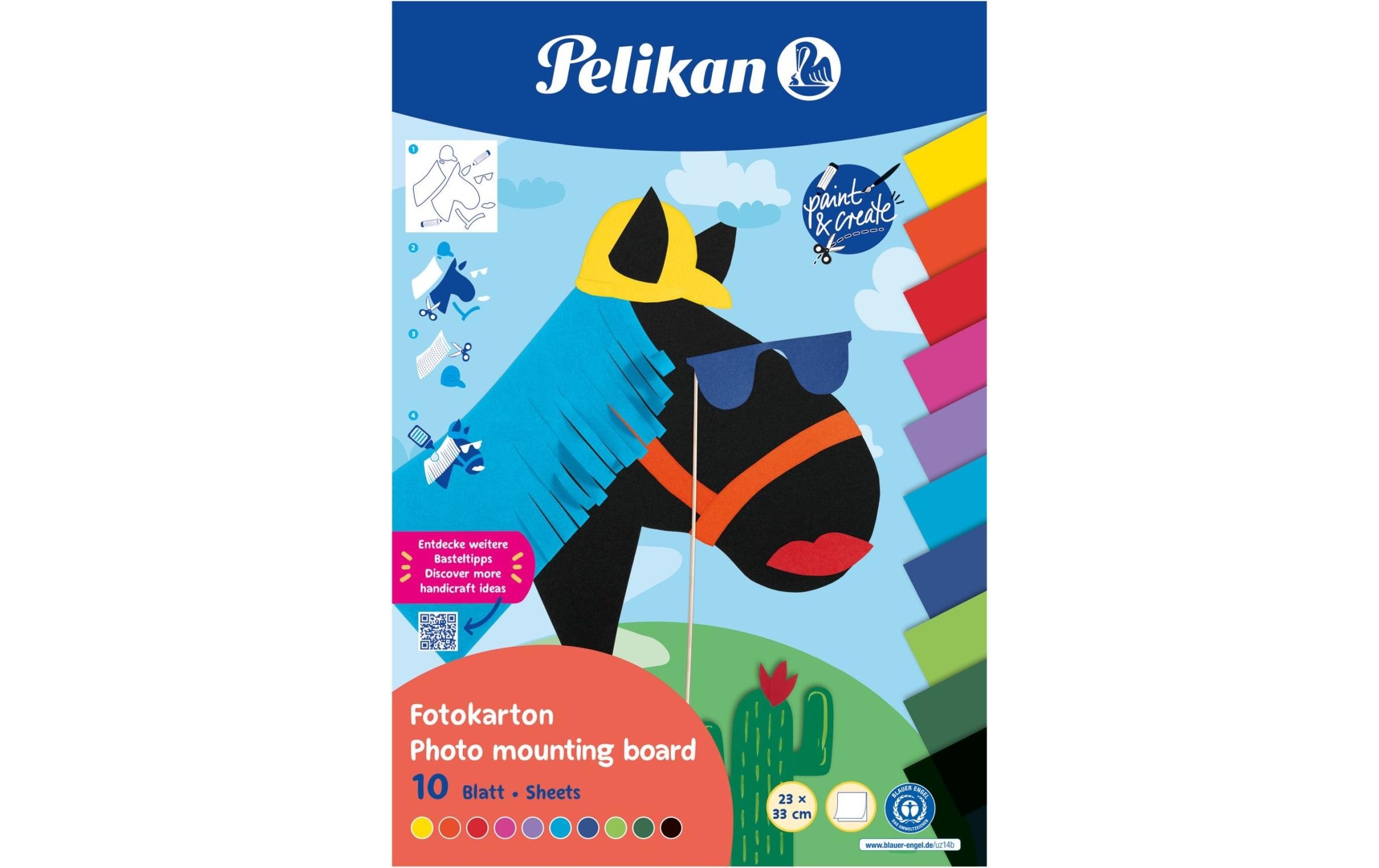 Pelikan Fotokarton 10 Blätter, 22 x 32 cm Pelikan Fotokarton 10 Blätter, 22 x 32 cm