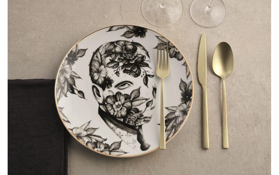 Sambonet Besteck-Set Rock 24-teilig, Champagner