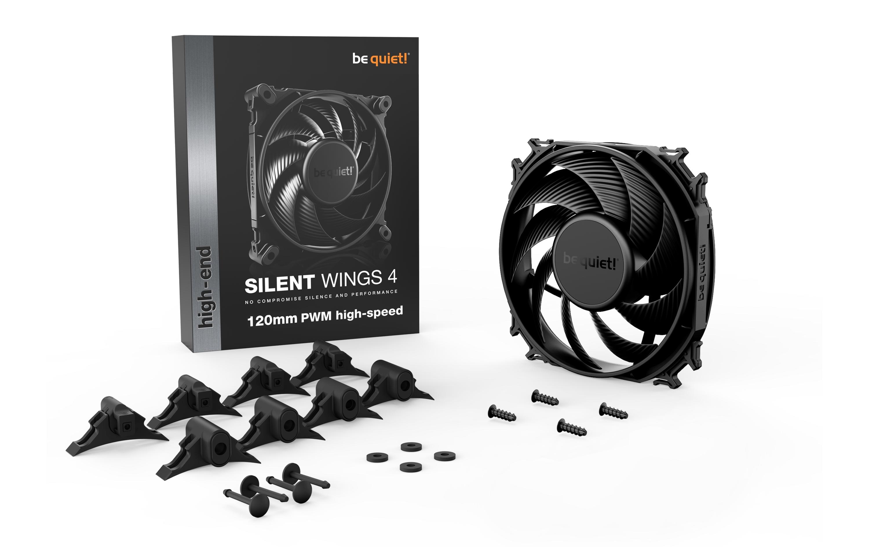 be quiet! PC-Lüfter Silent Wings 4 120 mm PWM HS