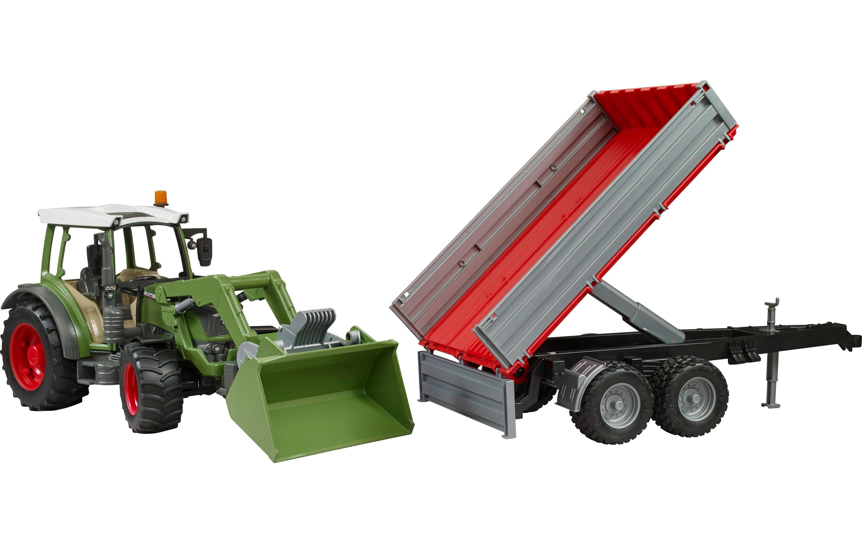 Bruder Spielwaren Track Builder Fendt Vario 211 mit Frontlader