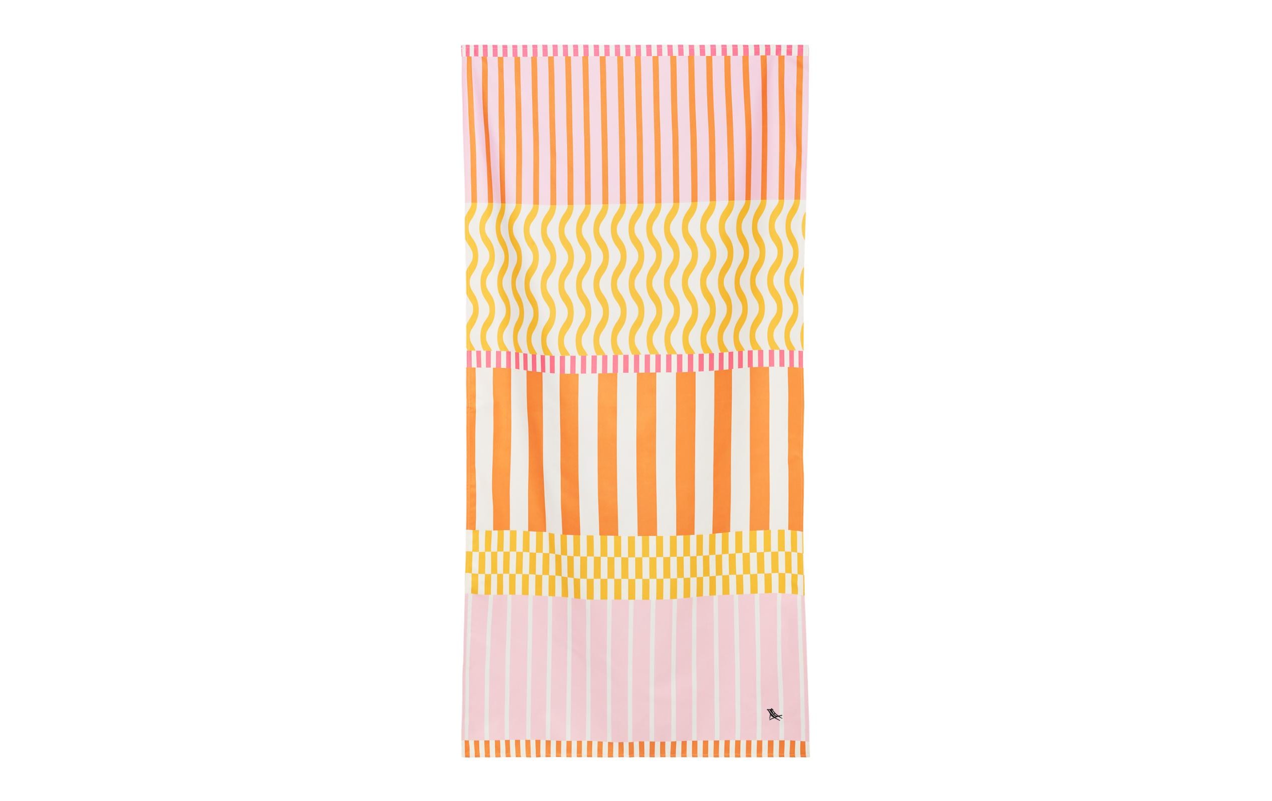 Dock & Bay Strandtuch Lemonade Waves 200 cm x 90 cm, Gelb, Orange Dock & Bay Strandtuch Lemonade Waves 200 cm x 90 cm, Gelb, Orange