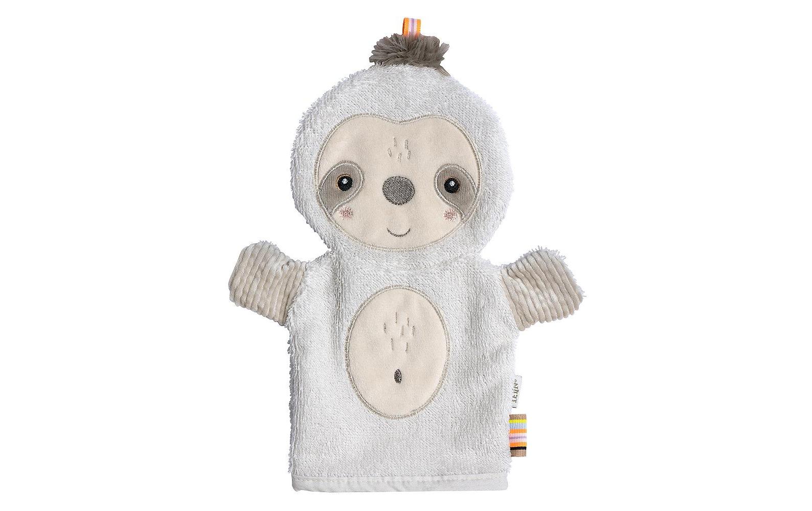 fehn Baby-Waschhandschuh Faultier