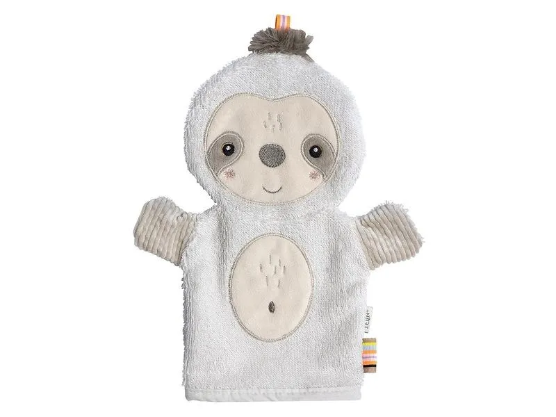 fehn Baby-Waschhandschuh Faultier