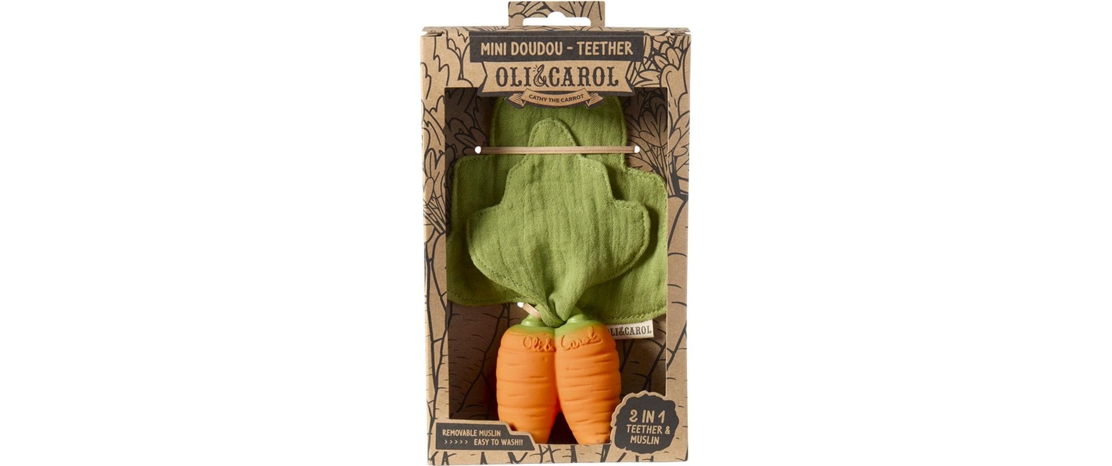Oli&Carol Beissring Mini Doudou Cathy Carrot Oli&Carol Beissring Mini Doudou Cathy Carrot