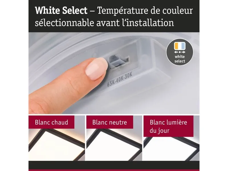 Paulmann LED Panel Atria Shine IP44 eckig 560 x 200 mm Schwarz optik