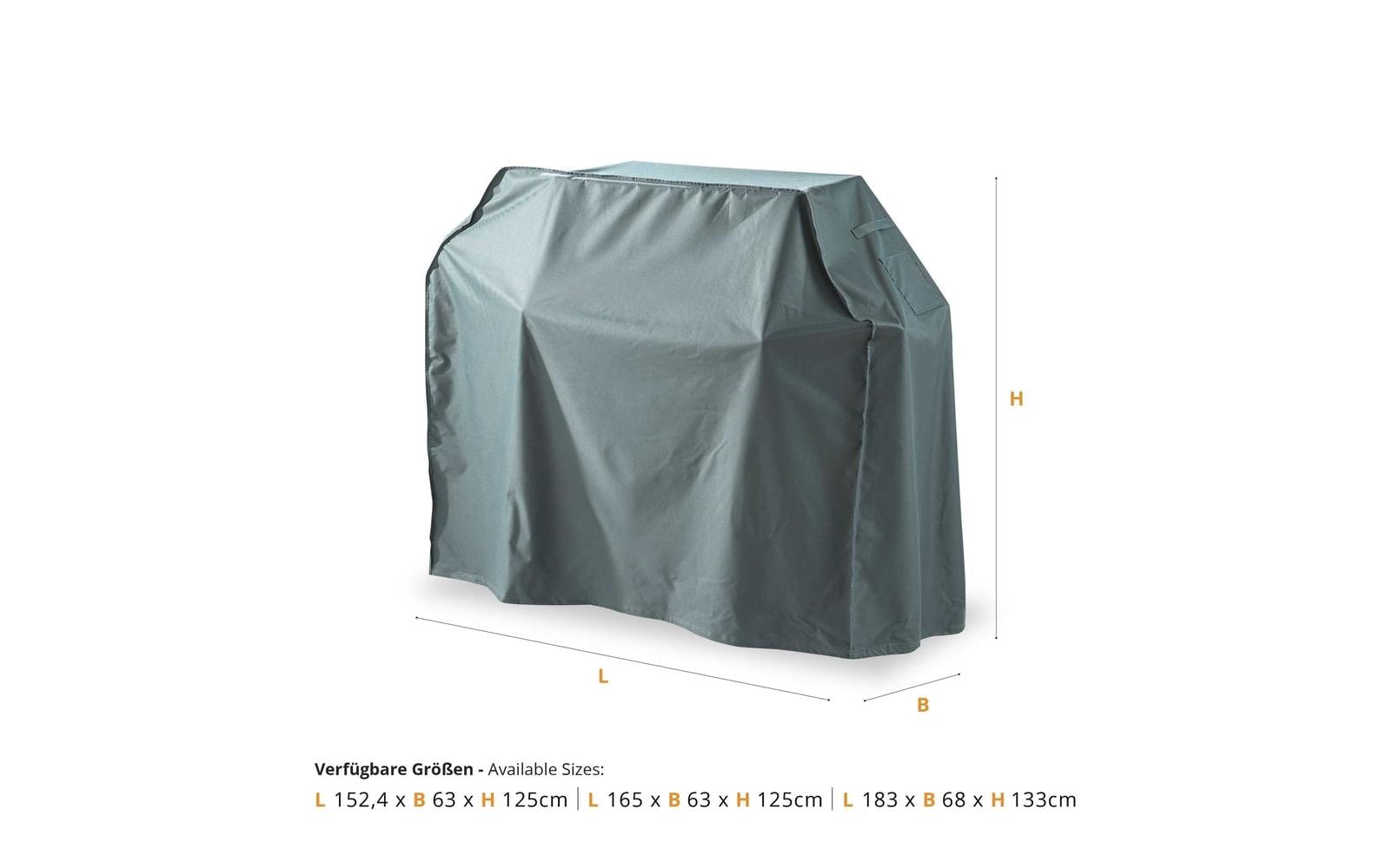 Lumaland Gartenmöbelabdeckhaube Grill - 183 x 68 x 133 cm 280 g/m²
