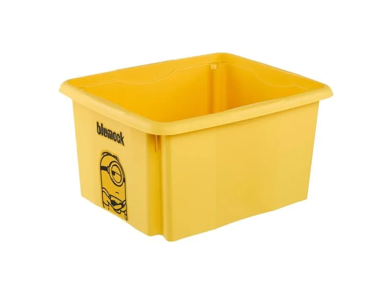 keeeper Karolina Minions Mosaic Kunststoff 24 L Gelb mit Deckel