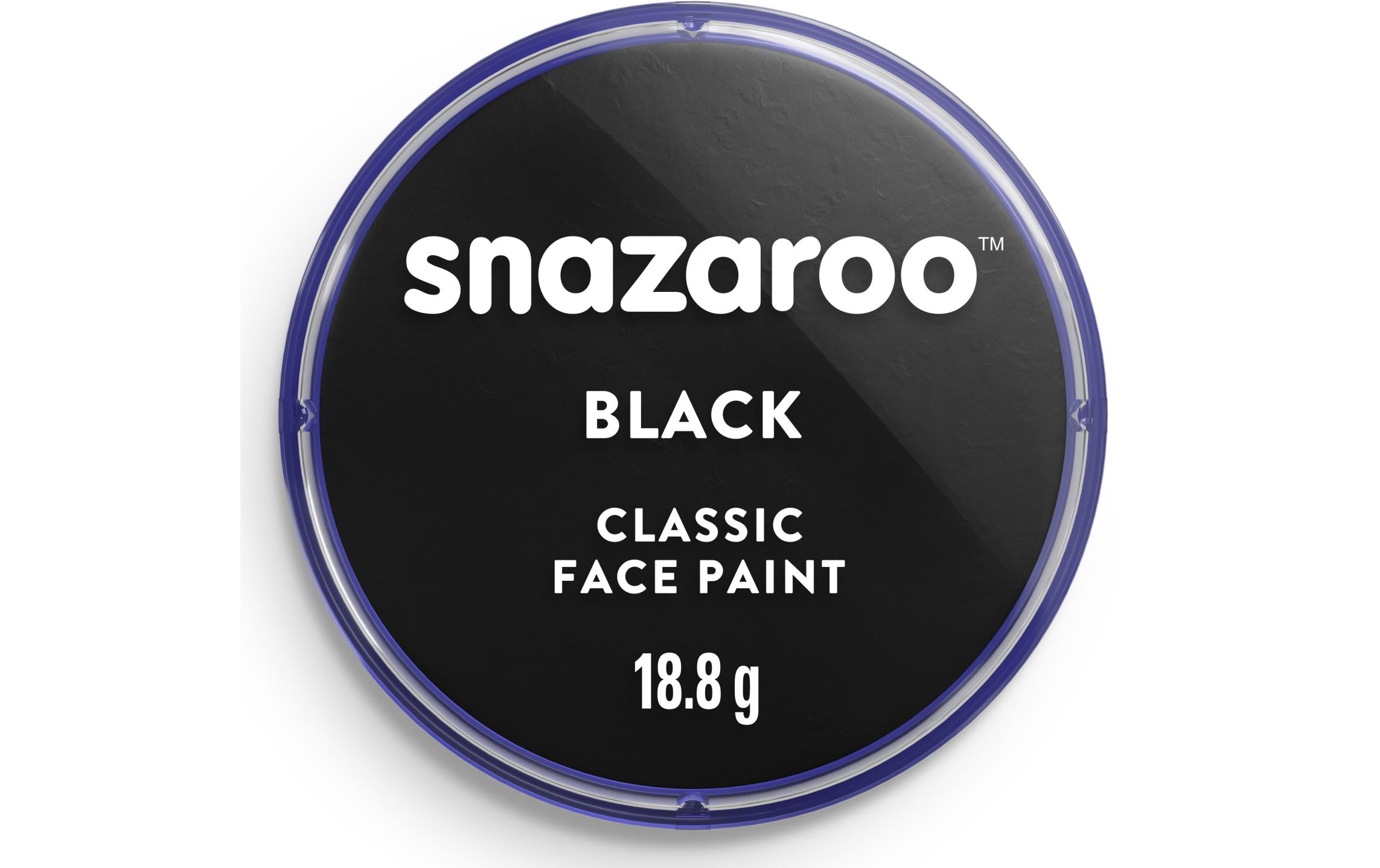 Snazaroo Schminkfarbe Blister 18 ml, Schwarz