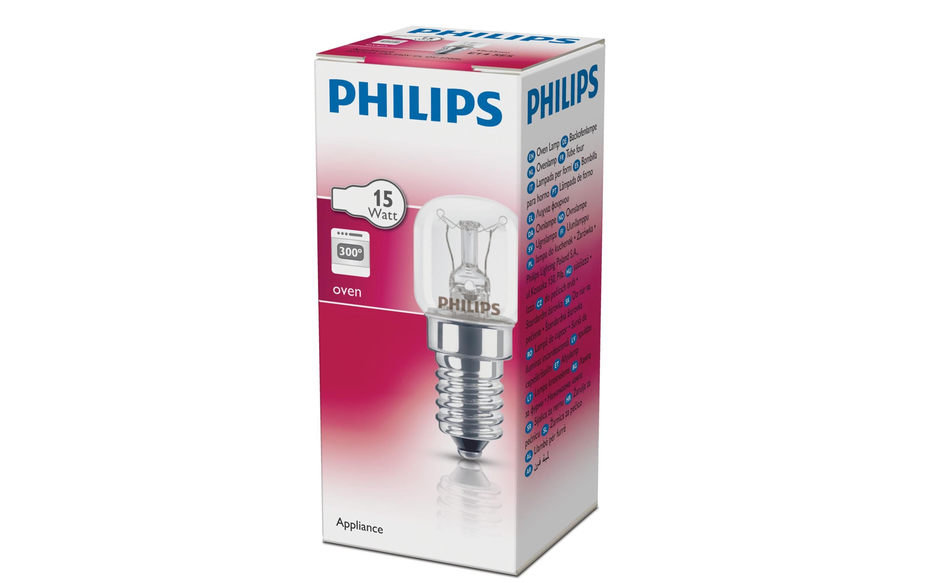 Philips Professional Lampe Backofen 15W E14 230-240 V T22 CL OV 1CT Philips Professional Lampe Backofen 15W E14 230-240 V T22 CL OV 1CT