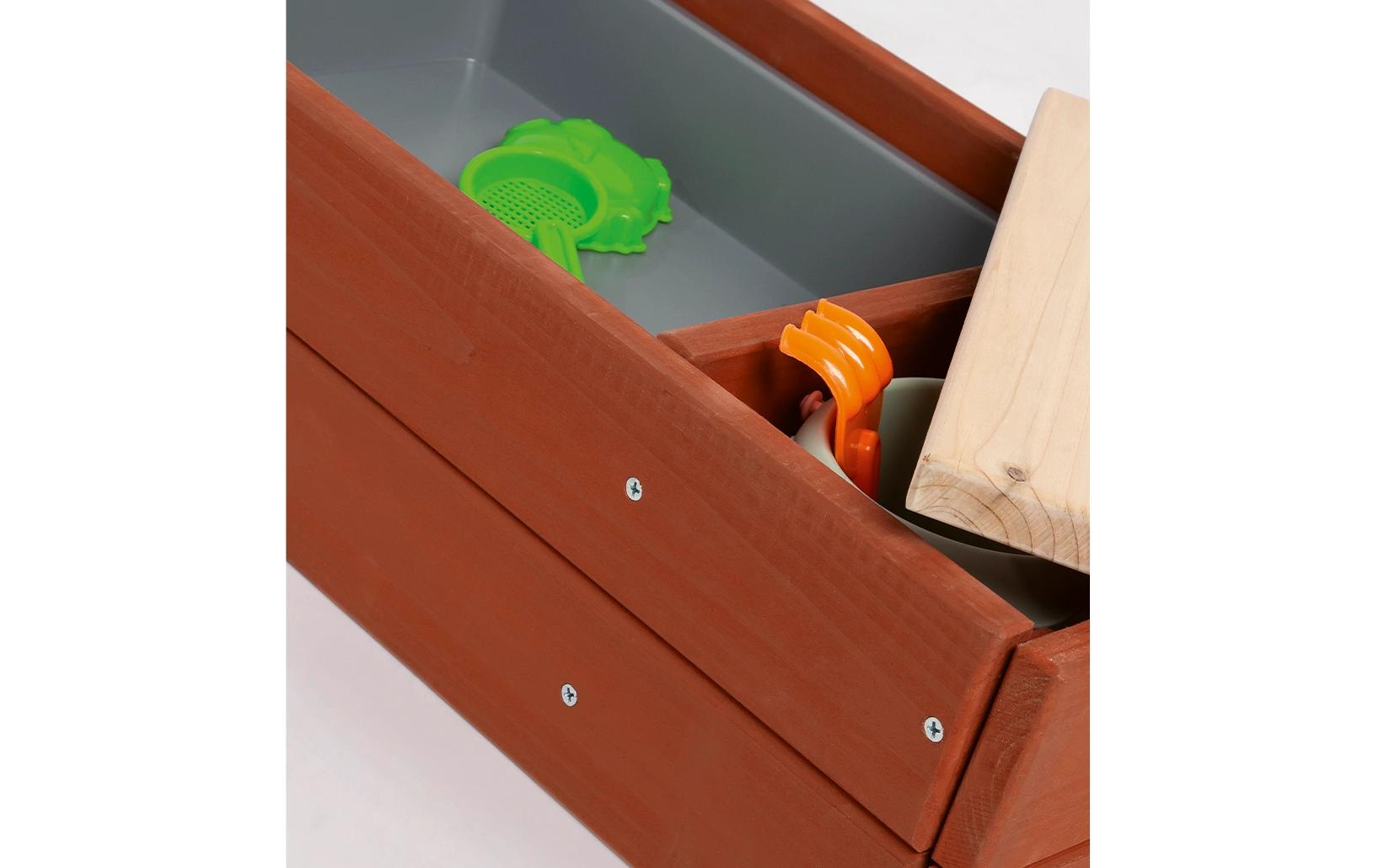 Pinolino Sandkasten Hedda, Rot/natur