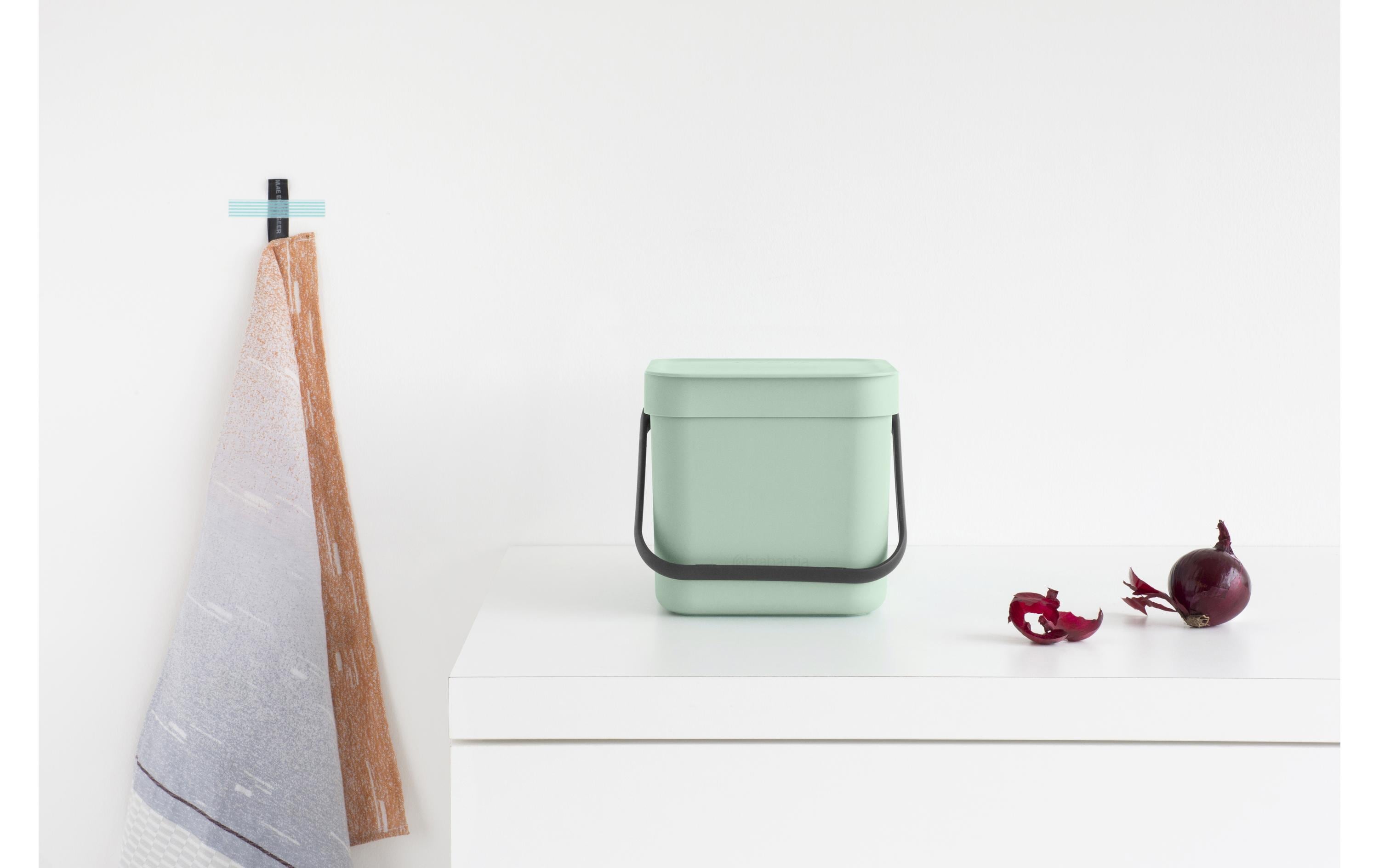 Brabantia Komposteimer Sort & Go 3 l, Hellgrün