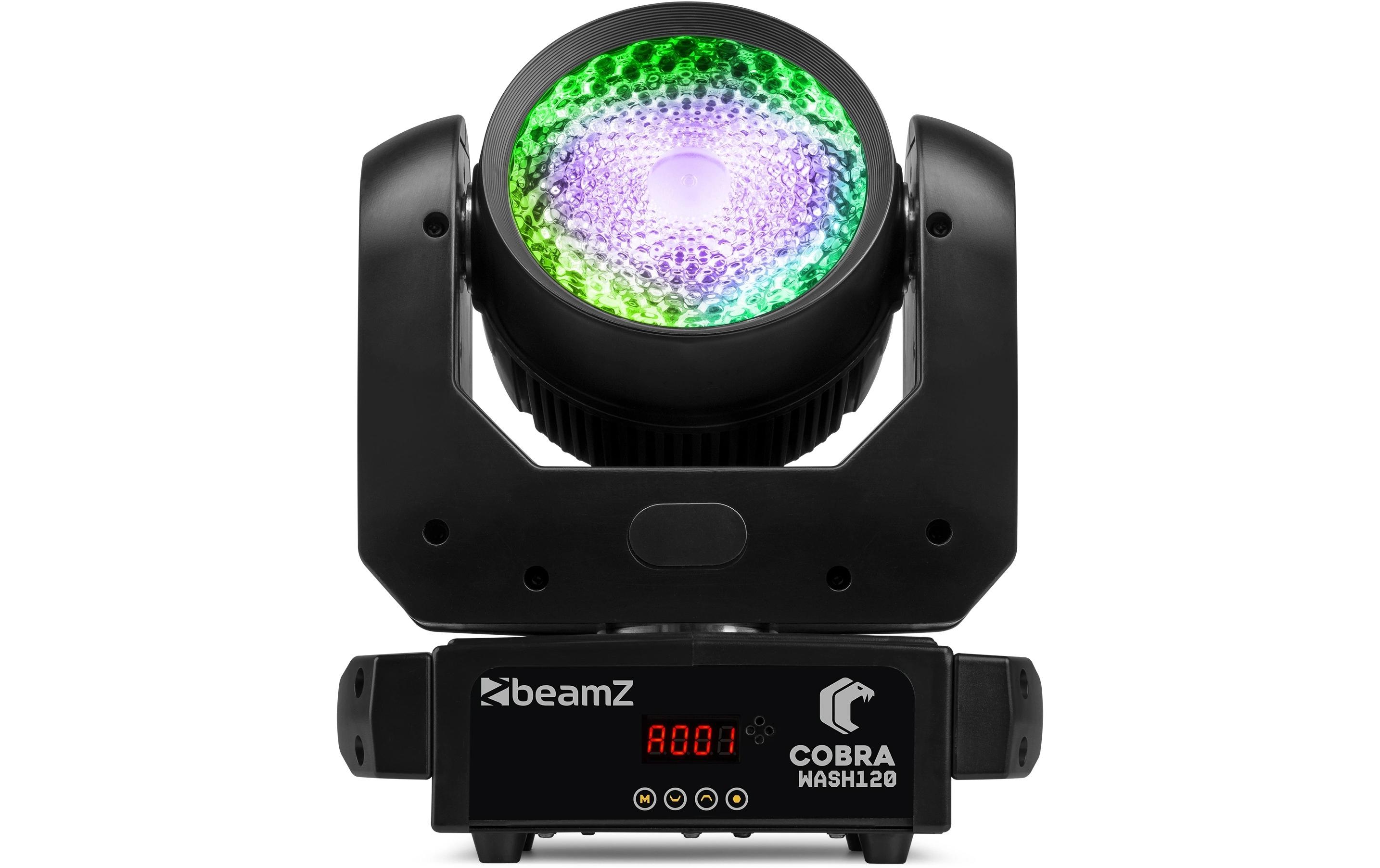 BeamZ Moving Head Cobra Wash 120