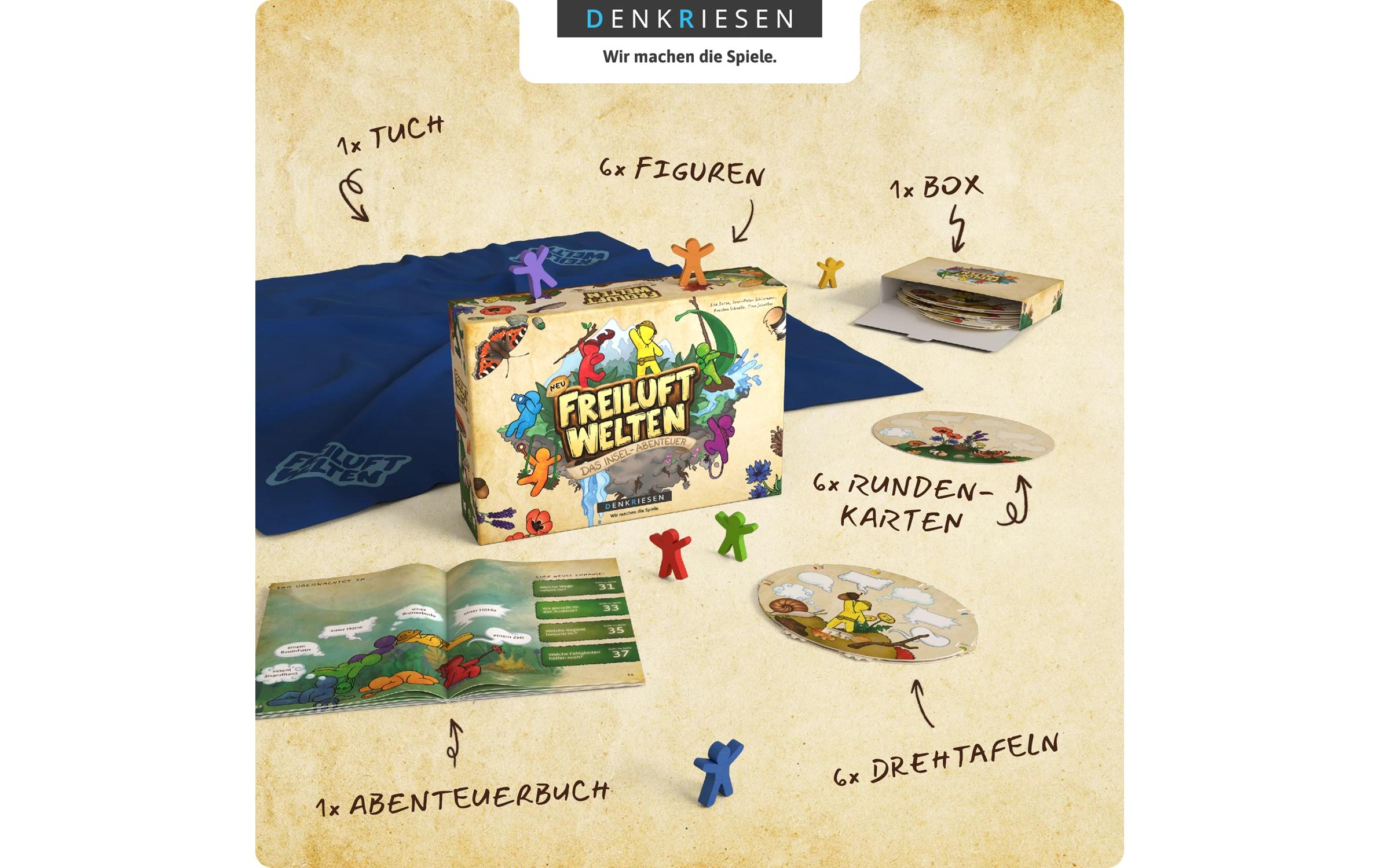 Denkriesen Familienspiel Freiluftwelten – Das Insel-Abenteuer -DE-