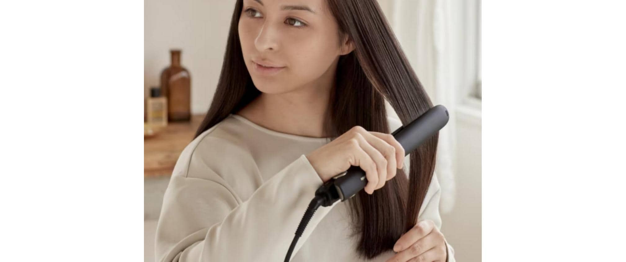 Panasonic Haarglätter nanoe Black-Champagner
