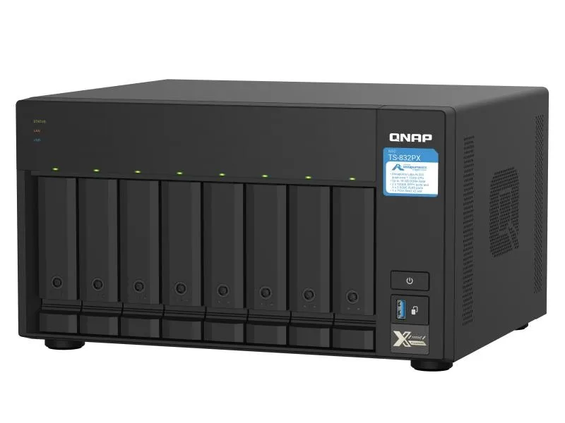 QNAP NAS TS-832PX-4G 8-bay QNAP NAS TS-832PX-4G 8-bay