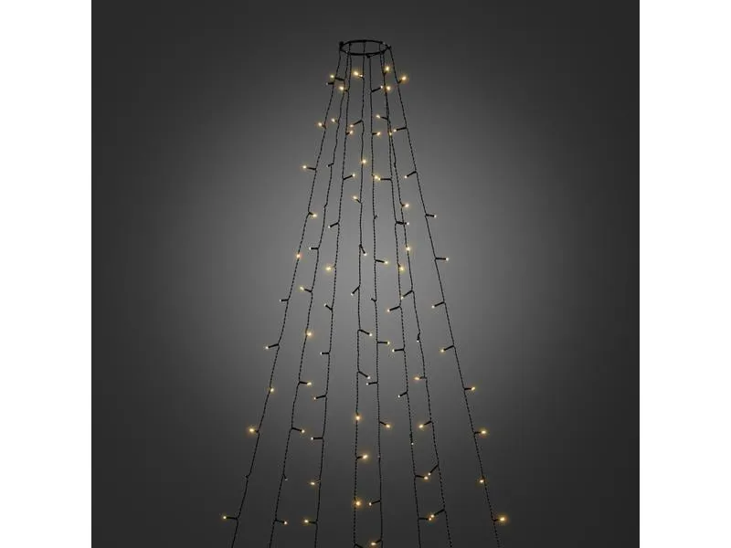 Konstsmide LED Baummantel mit Ring, 400 LED, 4 m, Outdoor