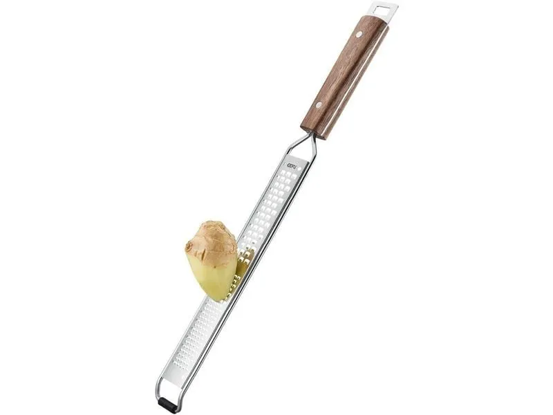 GEFU Handreibe Madero 40.5 cm, Silber/Braun GEFU Handreibe Madero 40.5 cm, Silber/Braun