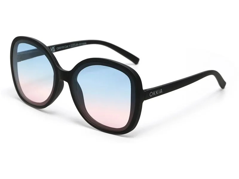 OKKIA Sonnenbrille Anna Black, Blue Pink Lens OKKIA Sonnenbrille Anna Black, Blue Pink Lens