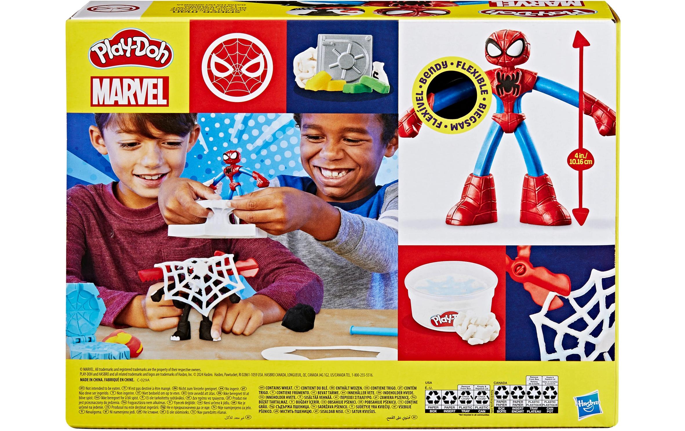 Play-Doh Knetspielzeug Marvel Spider-Man: Netz-Action Knetset