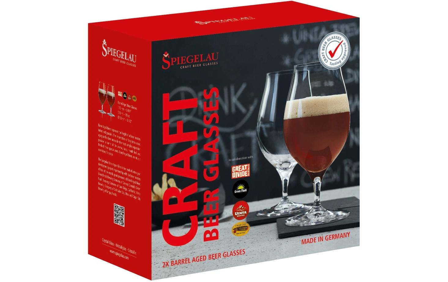Spiegelau Bierglas Craft Beer 480 ml, 2 Stück, Transparent