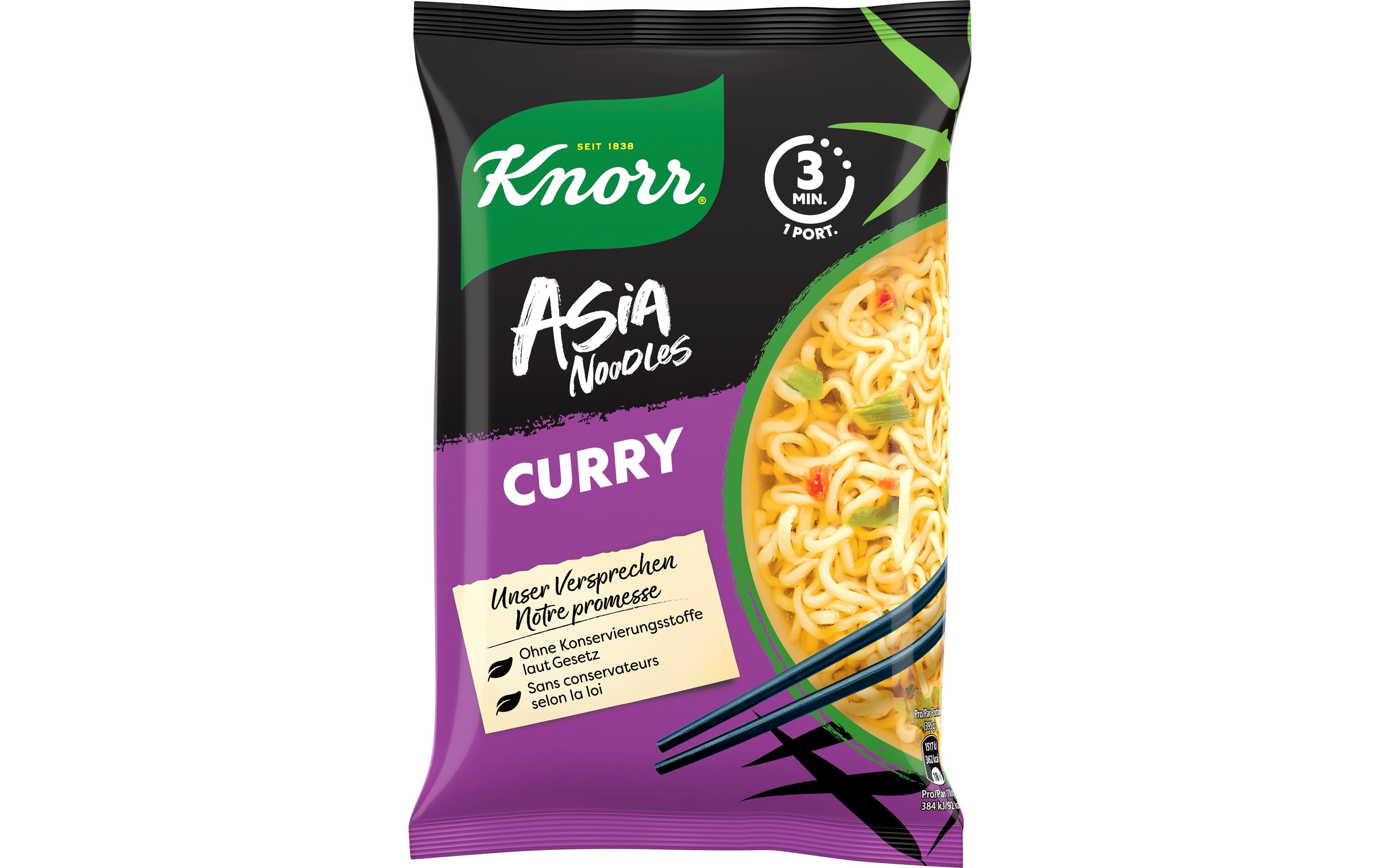 Knorr Asia Noodles Curry 70 g Knorr Asia Noodles Curry 70 g