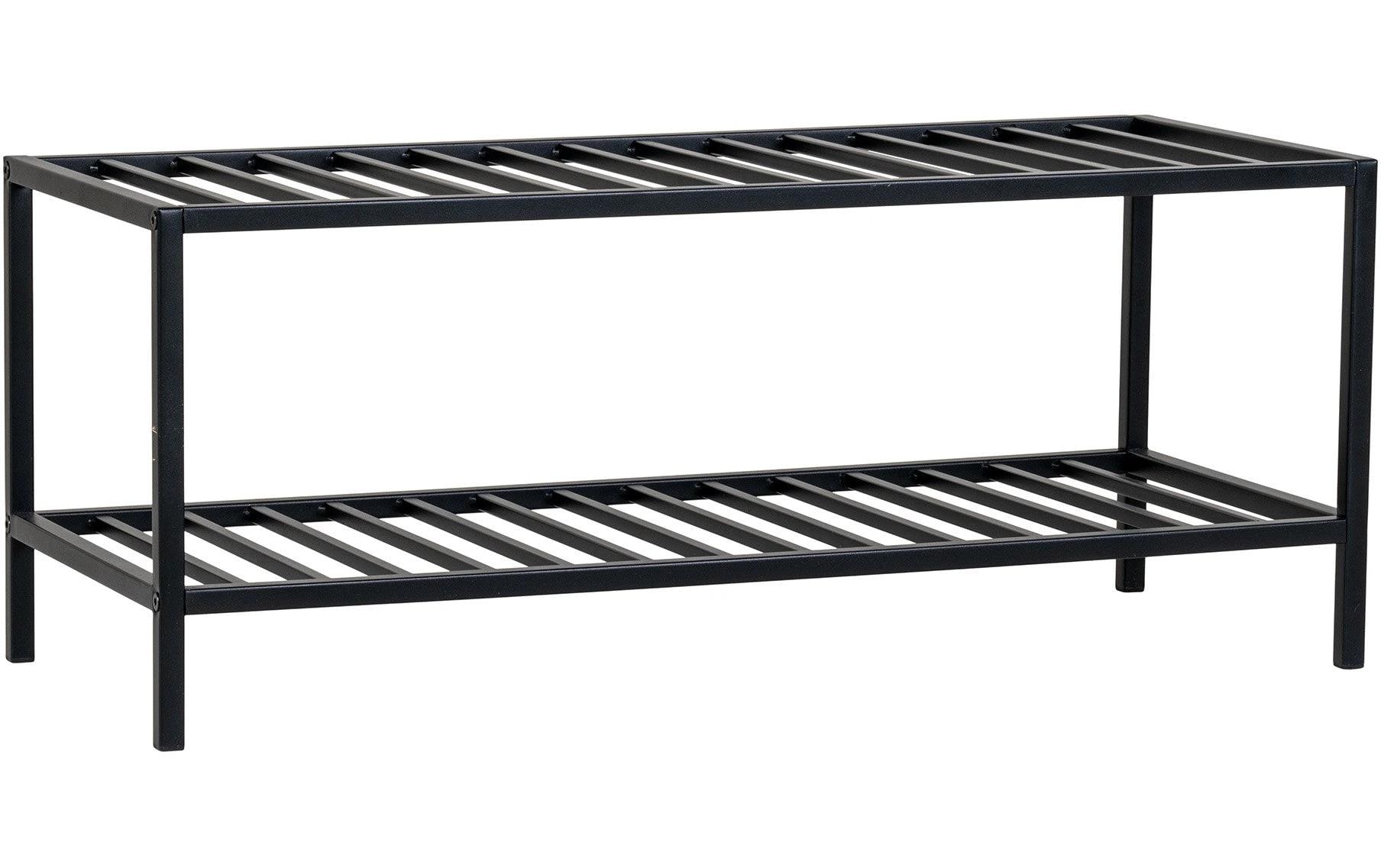 House Nordic Schuhregal Vita 79 x 34 cm, Schwarz