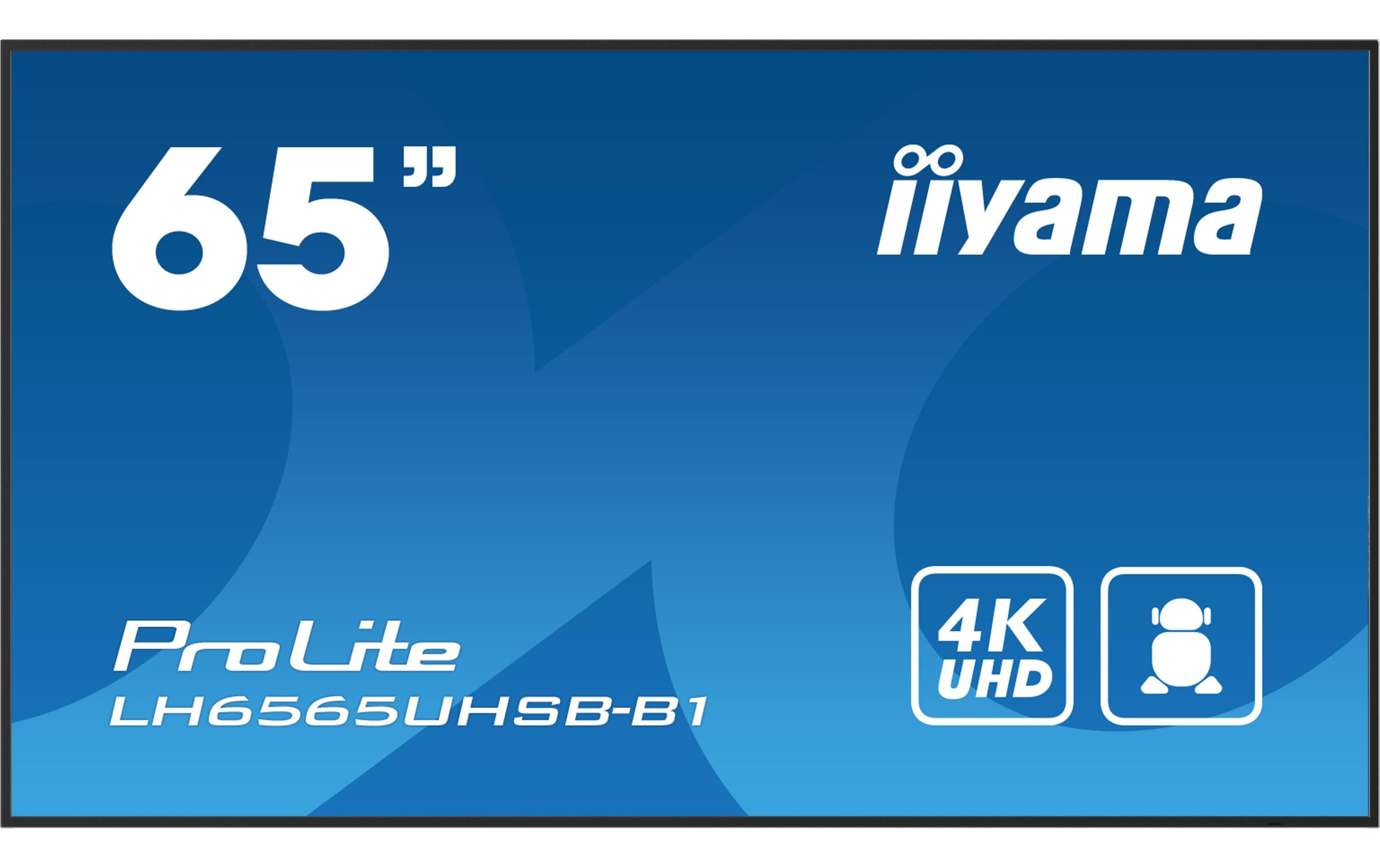 iiyama Public Display Pro Lite LH6565UHSB-B1 64.5