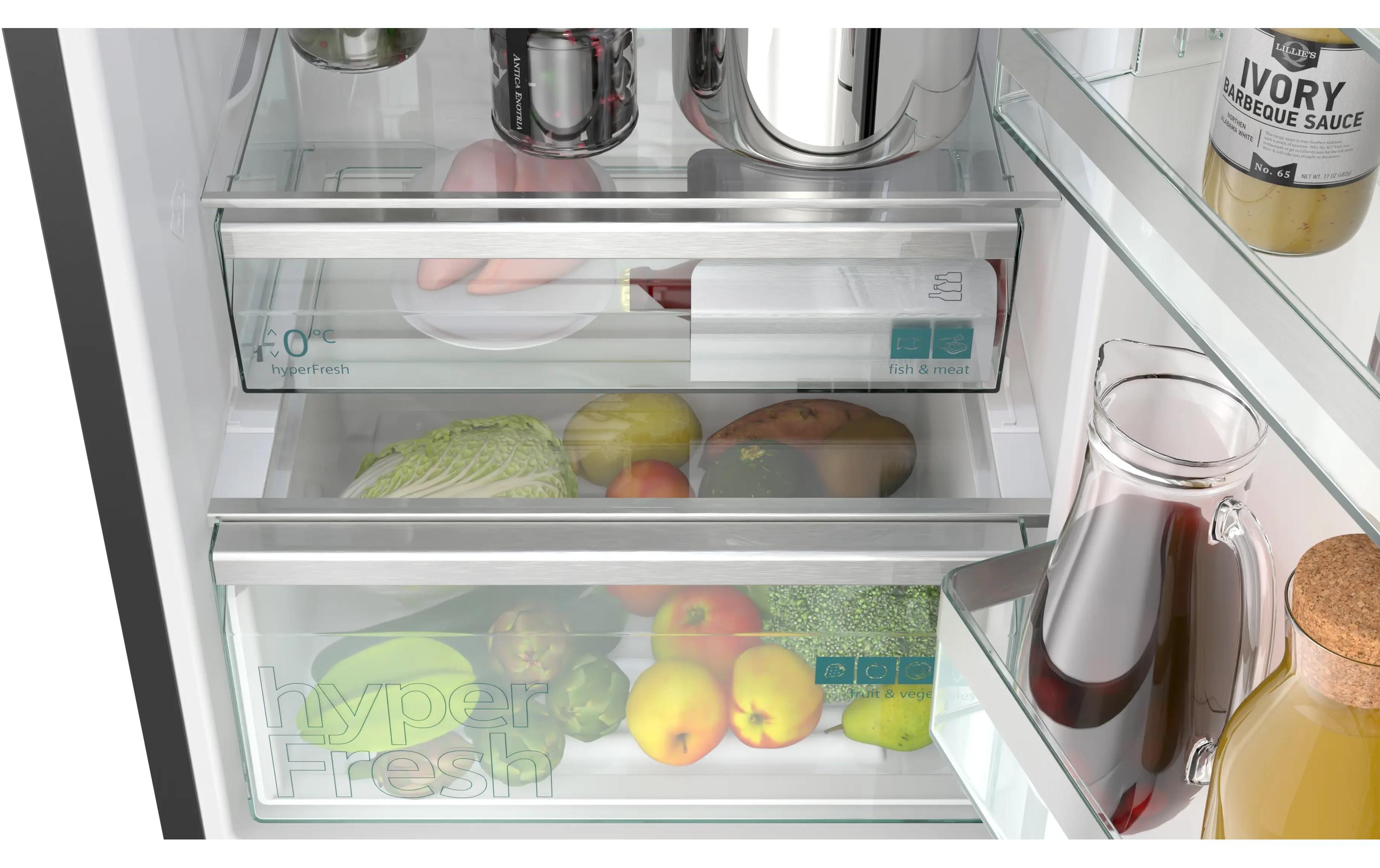 Siemens Kühl-Gefrierkombination KG39NSBBF Rechts/Wechselbar, Schwarz