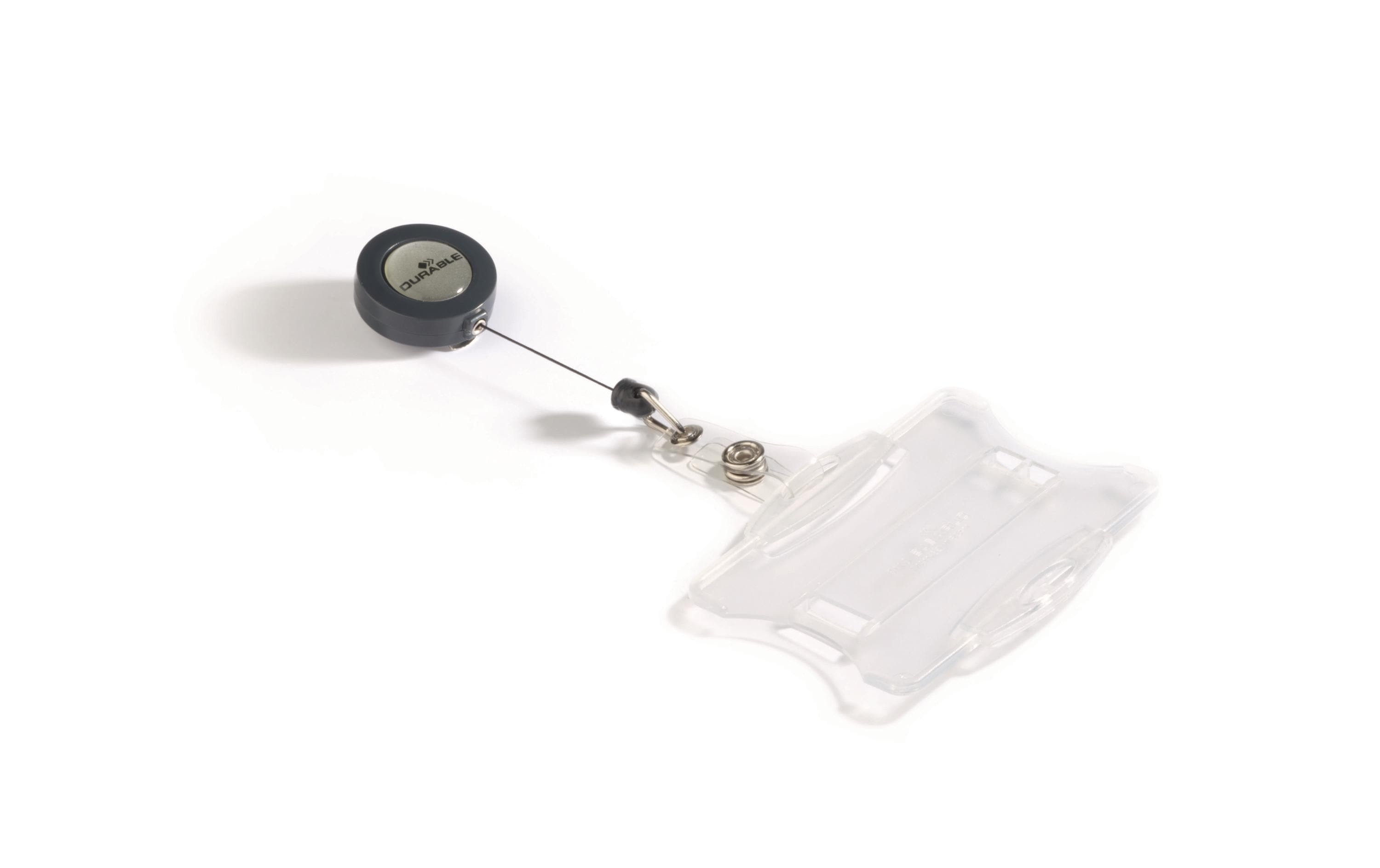 DURABLE Ausweishalter Hartbox mit Jojo für 1 Ausweis, 10 Stück DURABLE Ausweishalter Hartbox mit Jojo für 1 Ausweis, 10 Stück