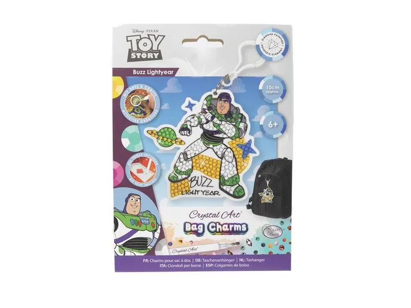 CRAFT Buddy Buzz Lightyear, Crystal Art Rucksack Anhänger