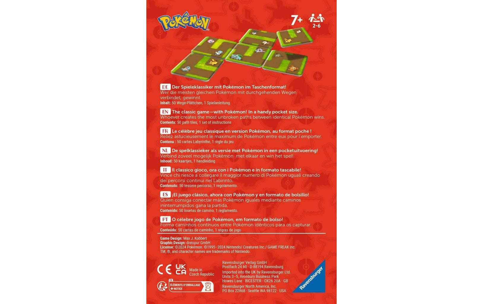 Ravensburger Familienspiel Pokémon Labyrinth Connect