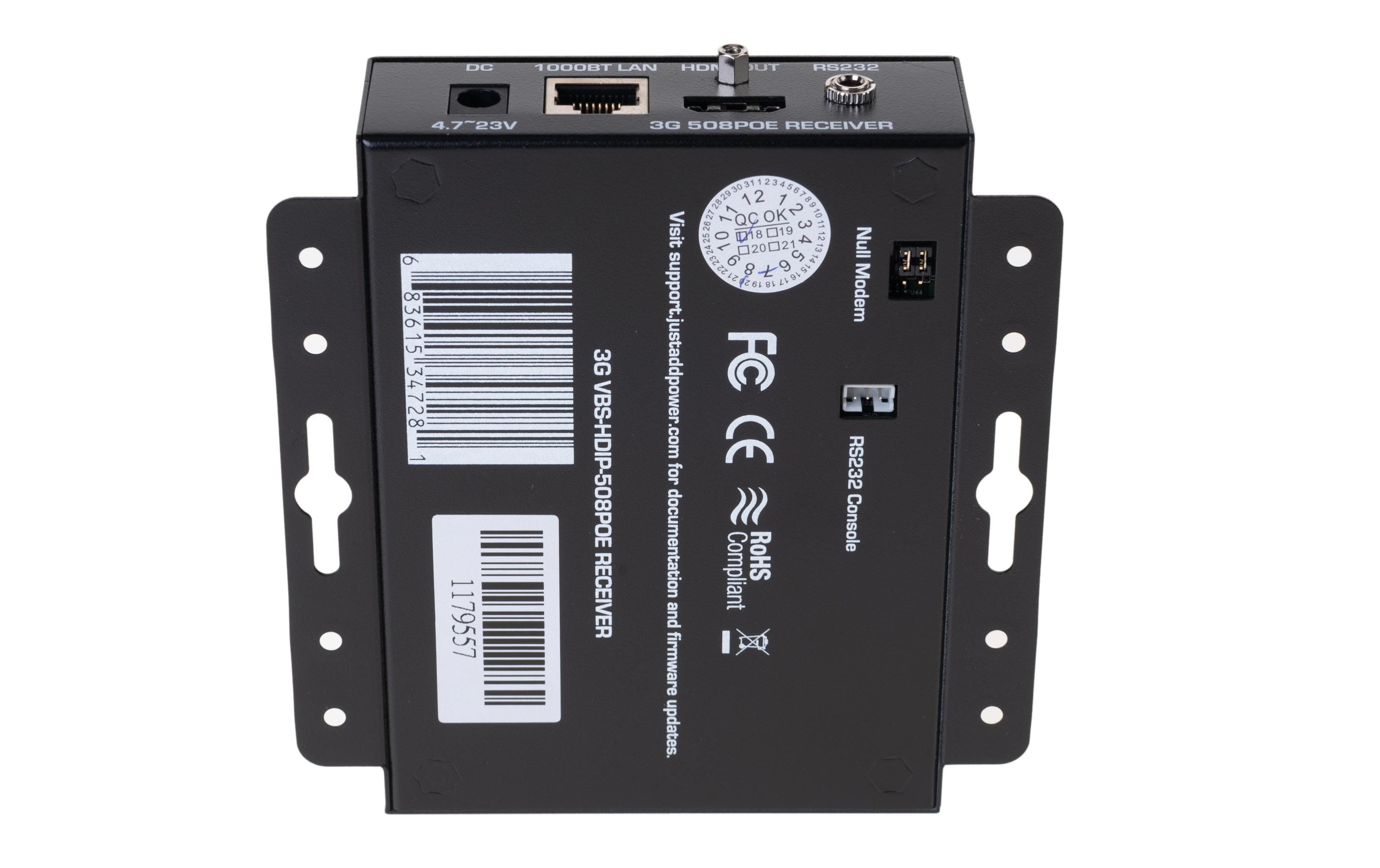 JUSTADDPOWER IP Receiver VBS-HDIP-508POE HDMI