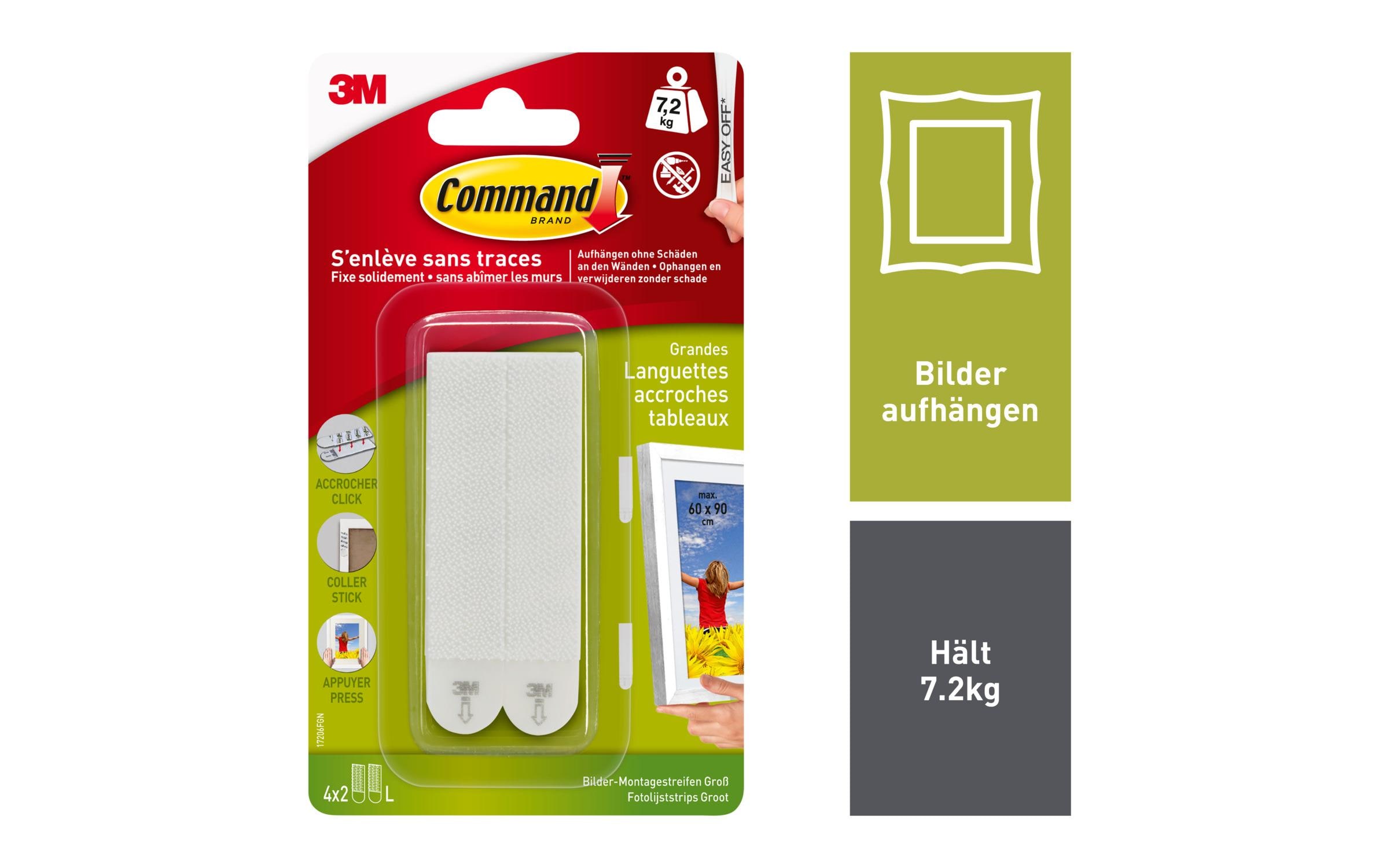 Command Klebepad Command L 7.2 kg, Weiss, 4 Set Command Klebepad Command L 7.2 kg, Weiss, 4 Set