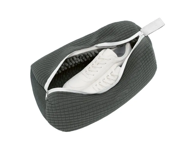 CLEANmaxx Schuhwaschbeutel 1 Stück, Grau