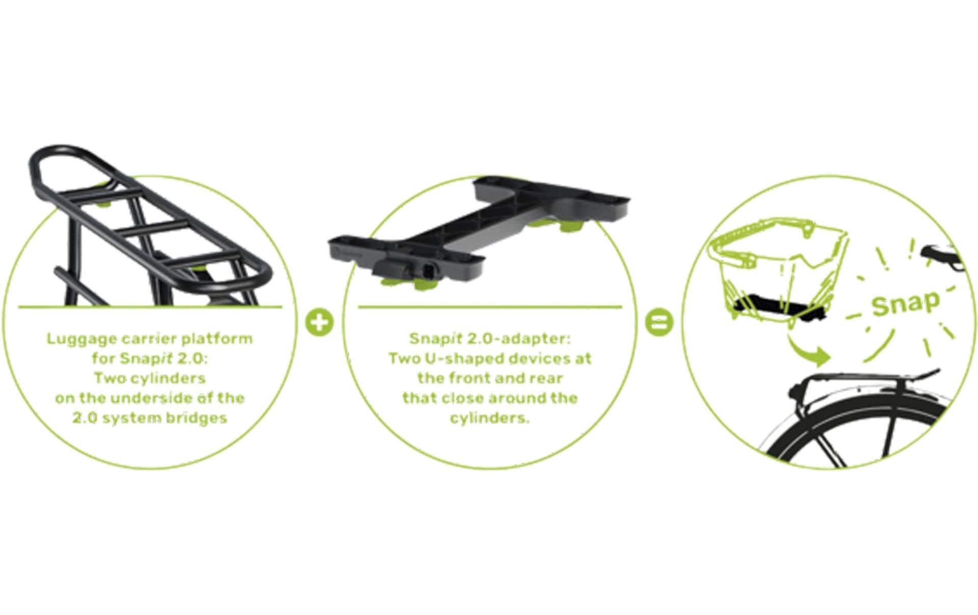 Racktime Gepäckträgertasche Baskit 2.0 Small