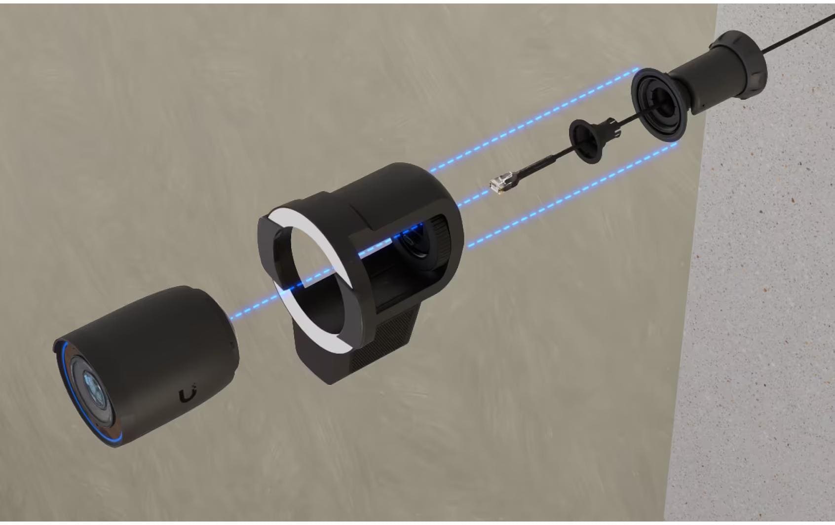 Ubiquiti Hybrid Strahler Pro Bullet Enhancer Schwarz