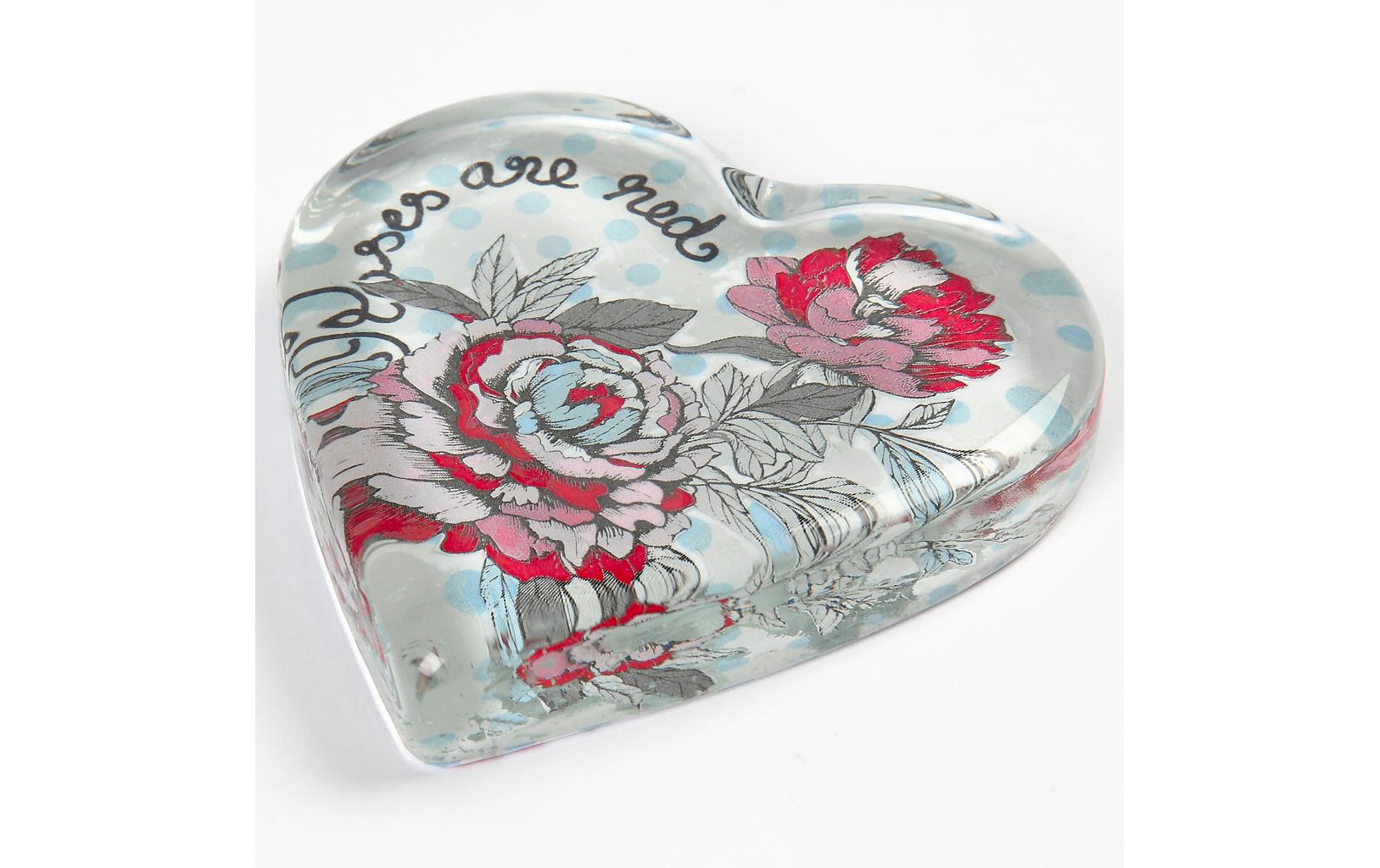 Creativ Company Glasherz 10 x 9 cm, 1 Stück