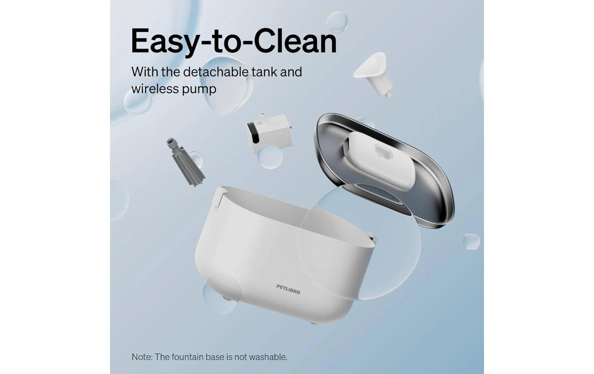 Petlibro Dockstream intelligenter Katzenbrunnen Weiss