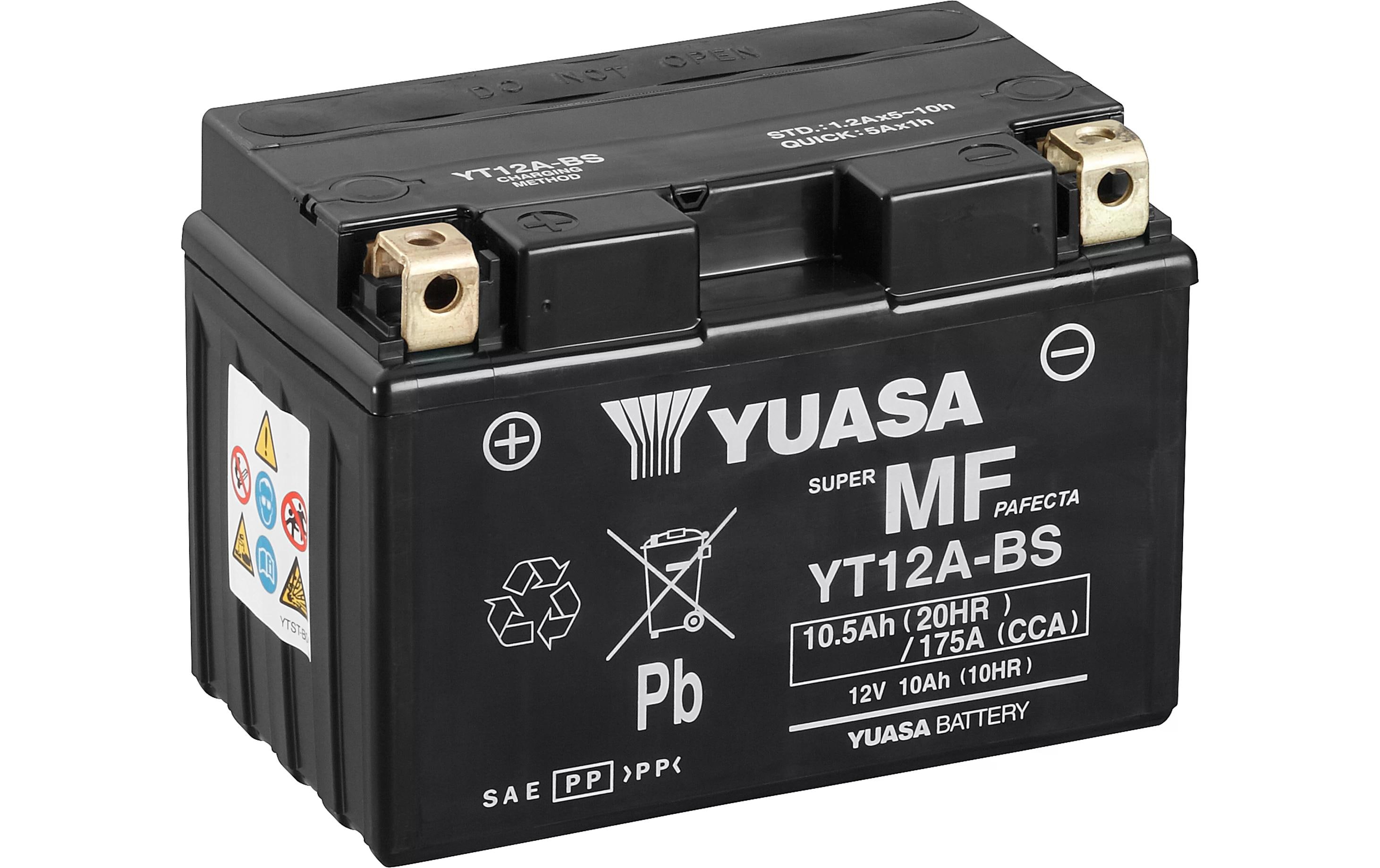 YUASA Motorradbatterie AGM 12V/10.5Ah/175A