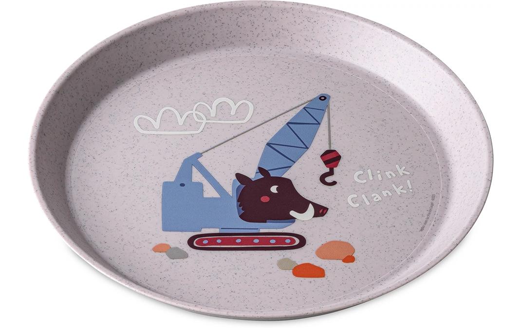 Koziol Kinderteller CONNECT TRUCKS purple grey 400 ml Koziol Kinderteller CONNECT TRUCKS purple grey 400 ml