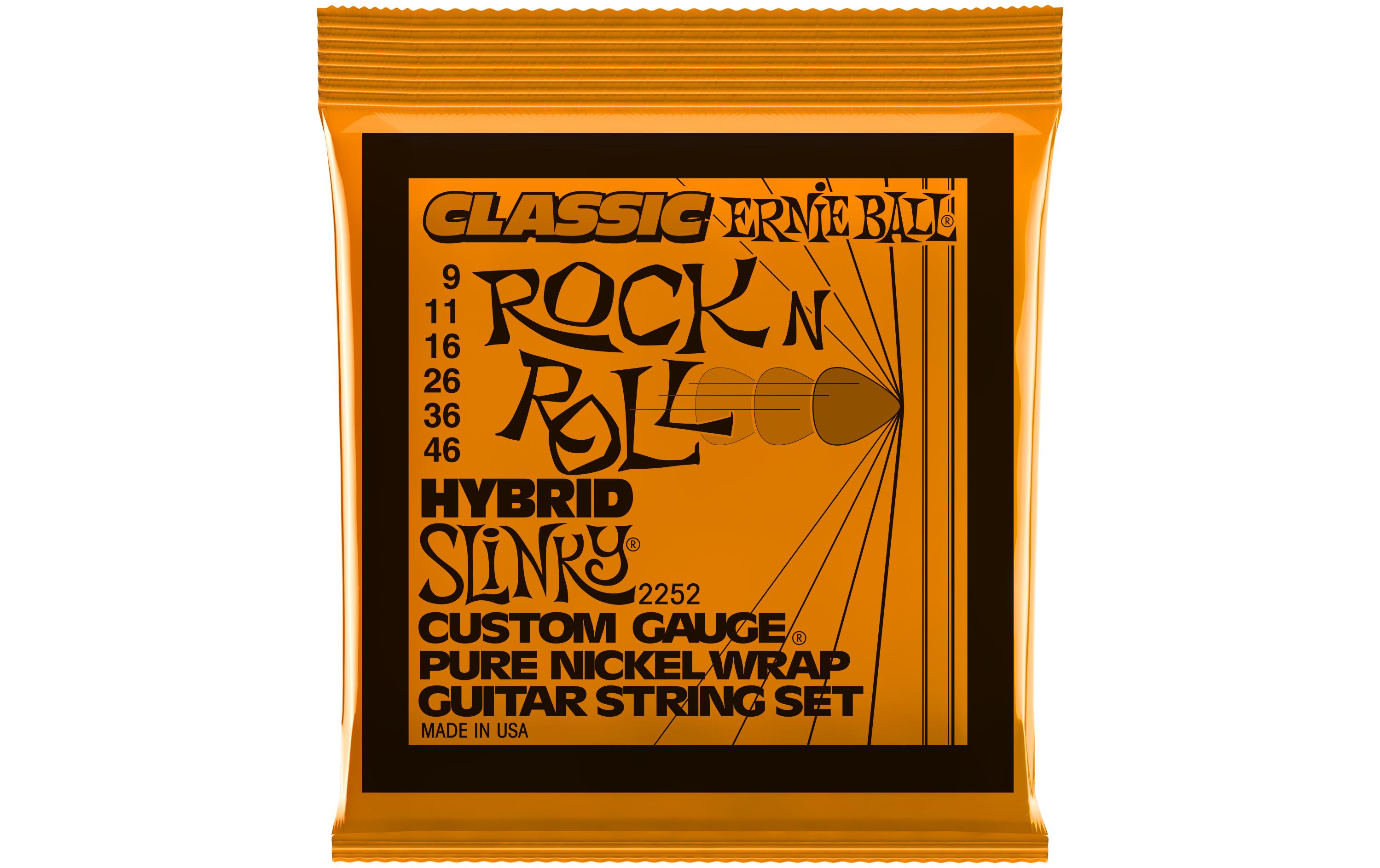Ernie Ball Gitarrensaiten 2252 Slinky Rock'N'Roll – Hybrid 09-46