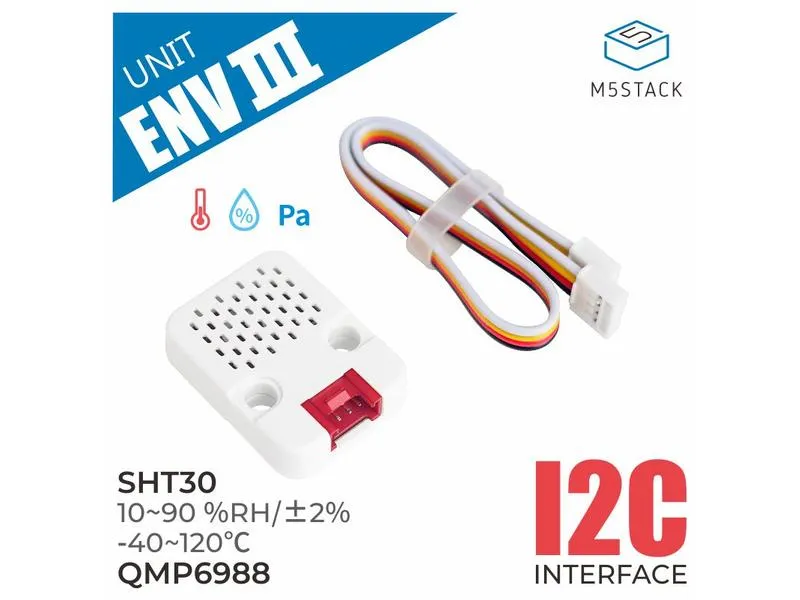 M5Stack Temperatur- & Feuchtigkeitssensor ENV III Unit