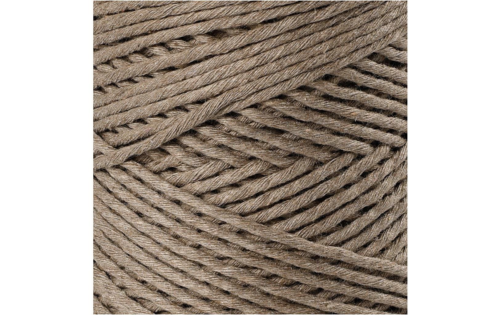 Creativ Company Baumwollgarn Makramé 330 g, Hellbraun