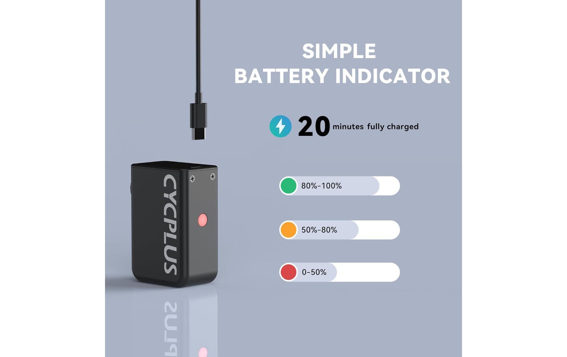 CYCPLUS Minipumpe CYC AS2 Black