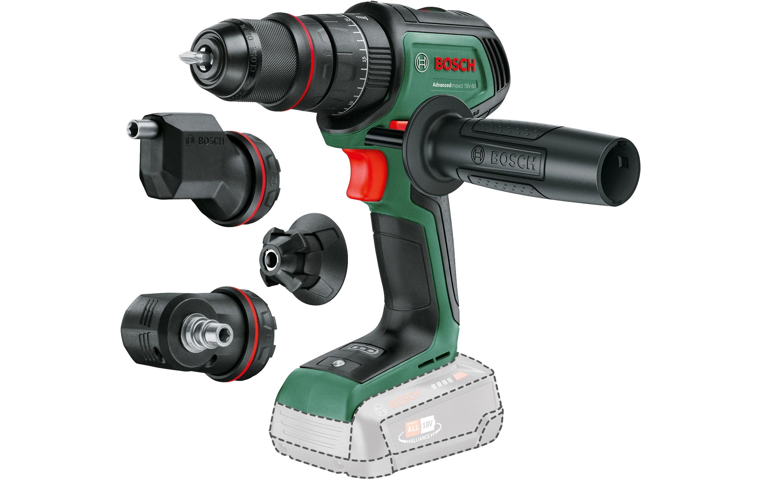 Bosch Akku-Schlagbohrmaschine AdvancedImpact 18 V-80 Quicksnap