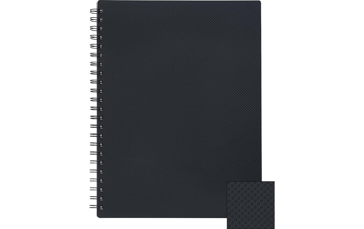 Kolma Sichtbuch A4, 20 Taschen, Schwarz