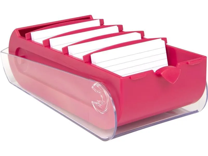 Biella Karteibox Bunny A7 100 Karten, Pink